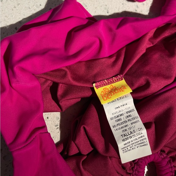 Agua Bendita Bloom Suki Solid One Piece Swimsuit Size S - Picture 7 of 16